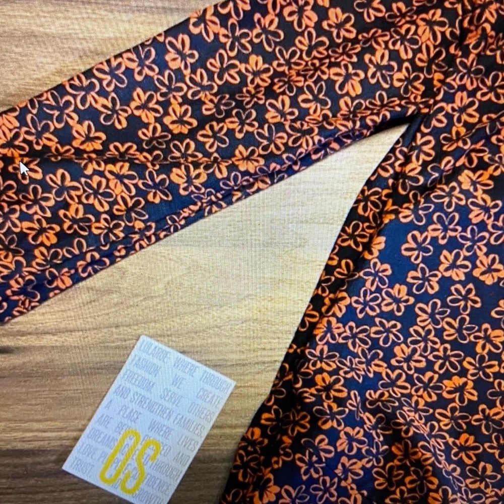 Lularoe os leggings floral print new with tag